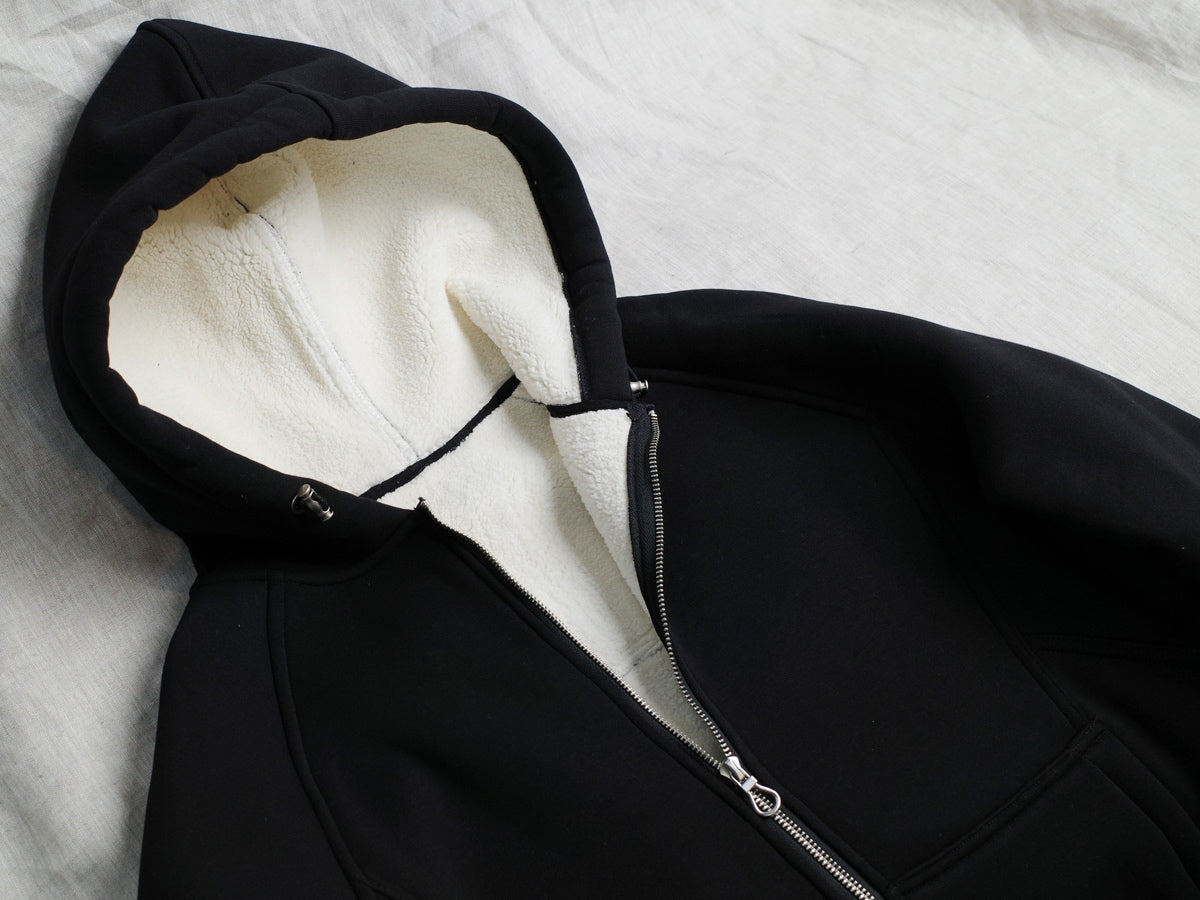DNST 24856 Fleece-Lined Zip Hoodie
