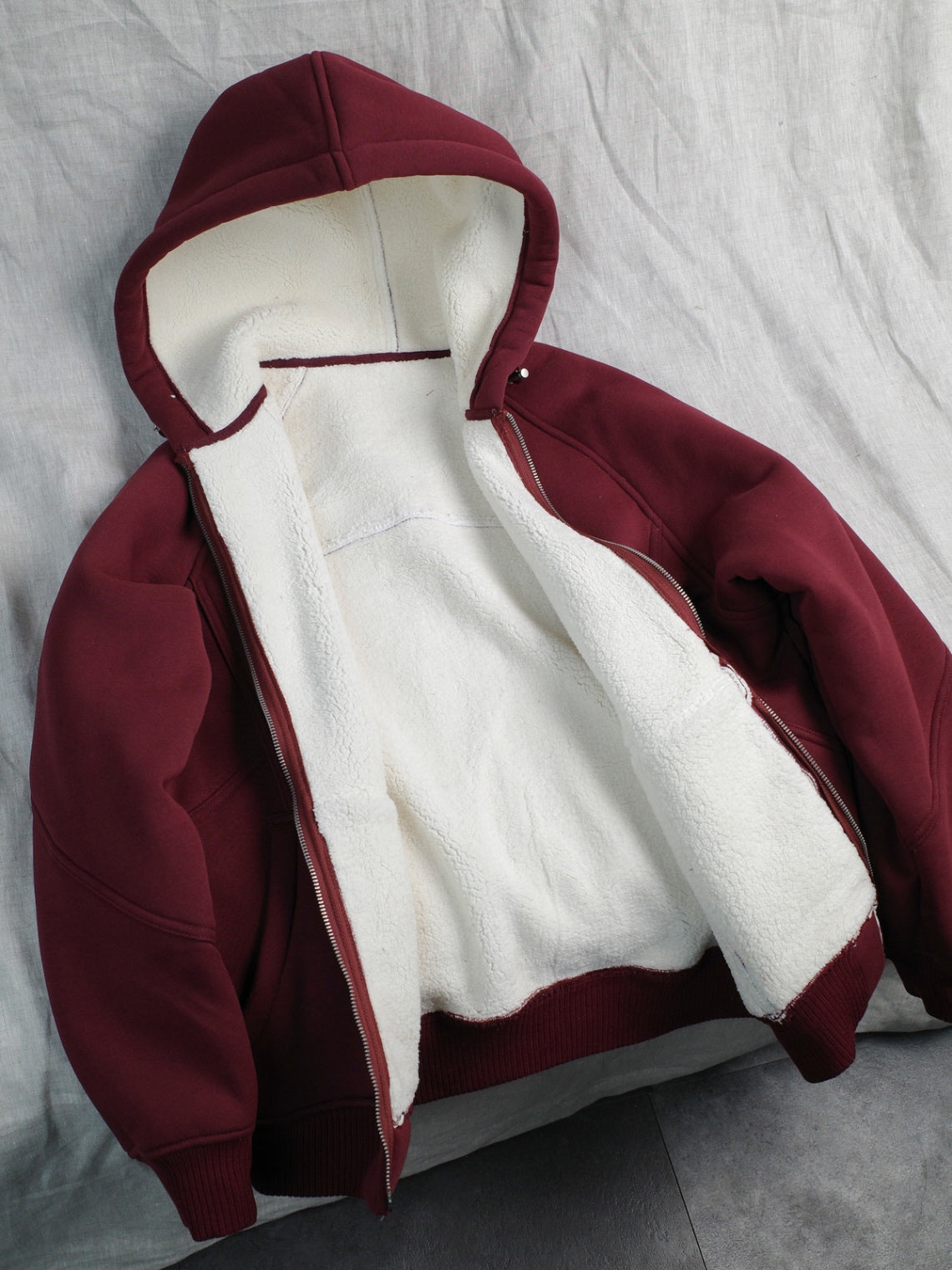 DNST 24856 Fleece-Lined Zip Hoodie